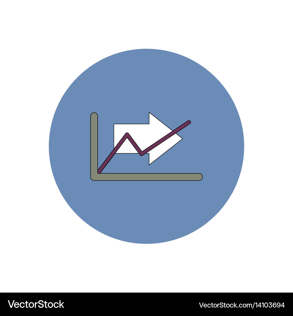 In flat design of progress vector image