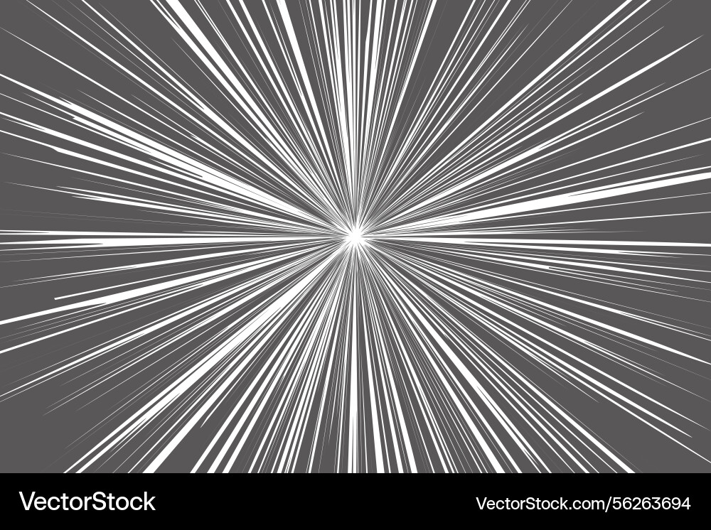 Manga Geschwindigkeitslinien Effekt anime comic radial Burst Manga Geschwindigkeitslinien Effekt anime comic radial Burst vektorbild