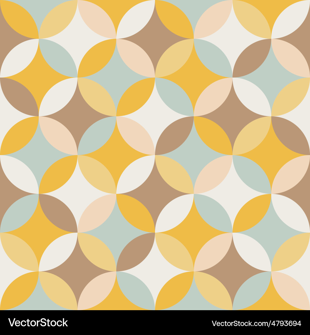 Retro Circle Pattern vector image