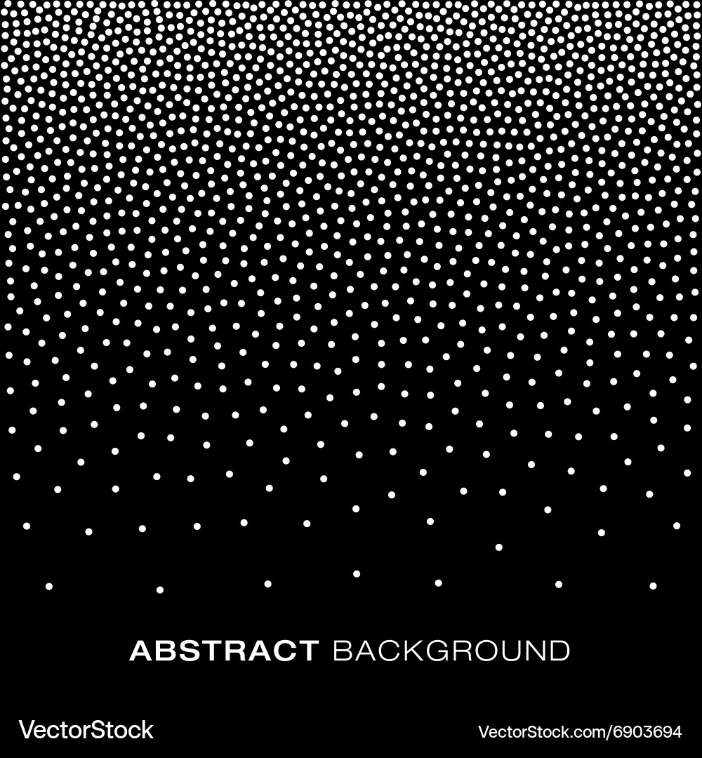 Snowflake Halftone Dots Background vector image