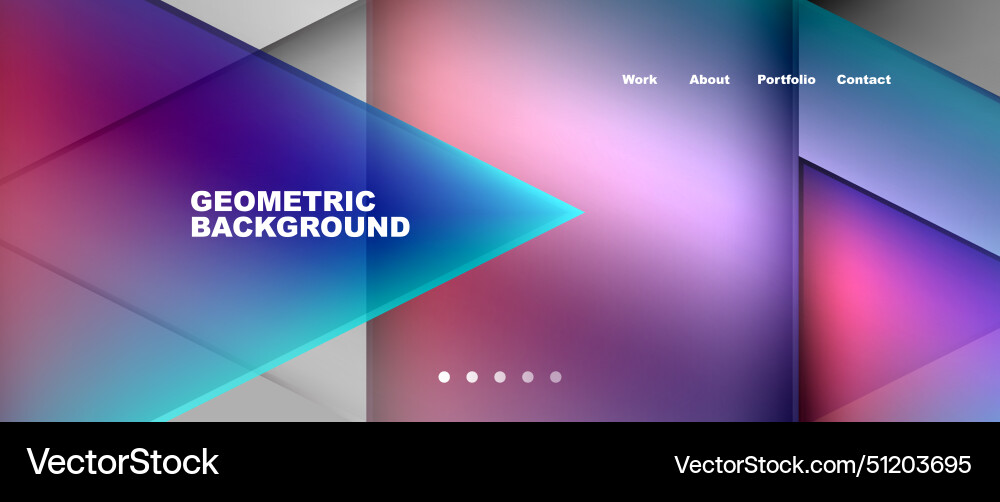 A geometric background with triangles A geometric background with triangles Vector Image