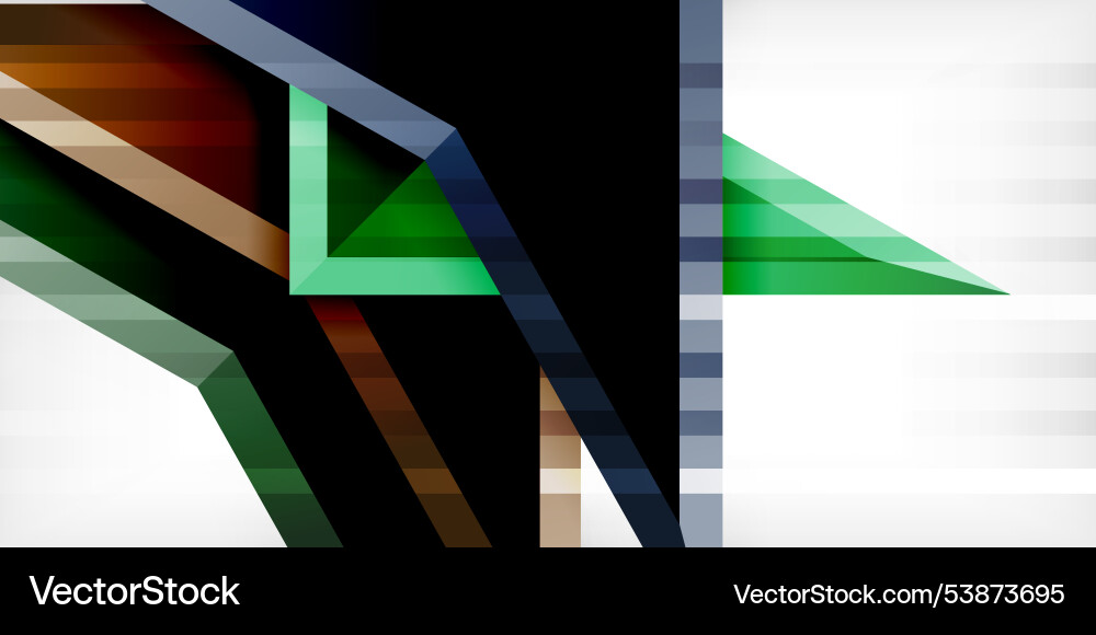 Abstract background color triangles and arrows Abstract background color triangles and arrows Vector Image
