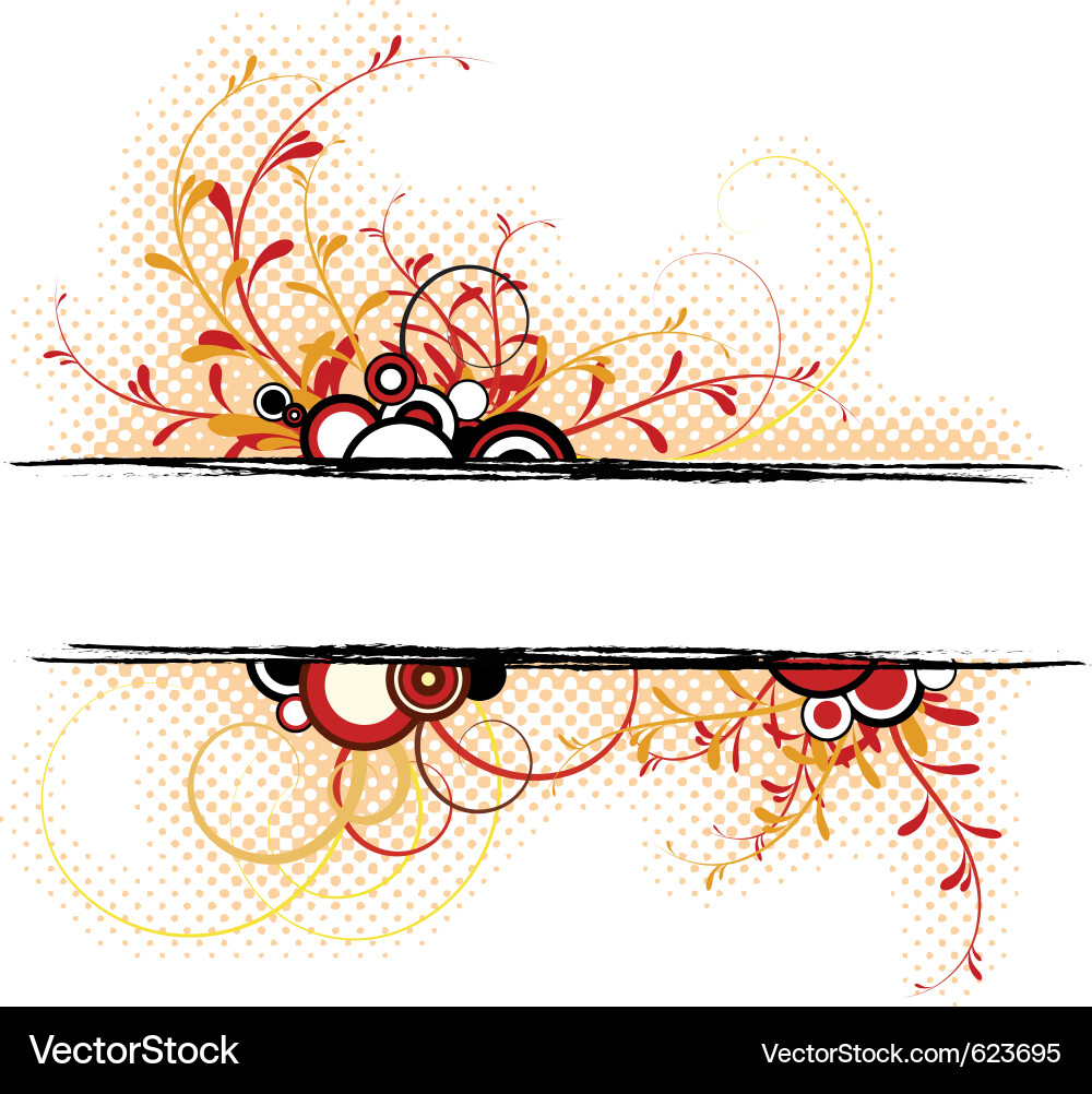 Abstract floral background Vector Image