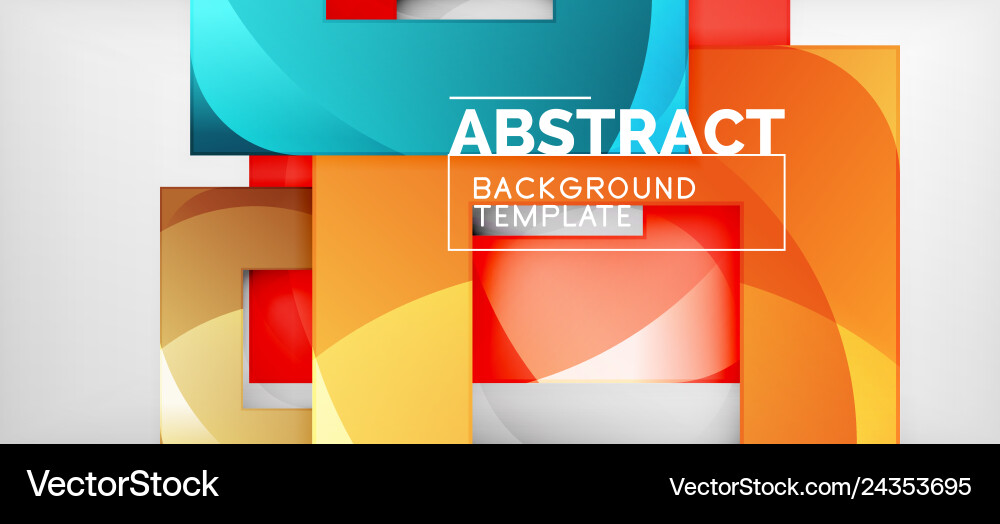 Background with color squares composition modern Background with color squares composition modern Vector Image