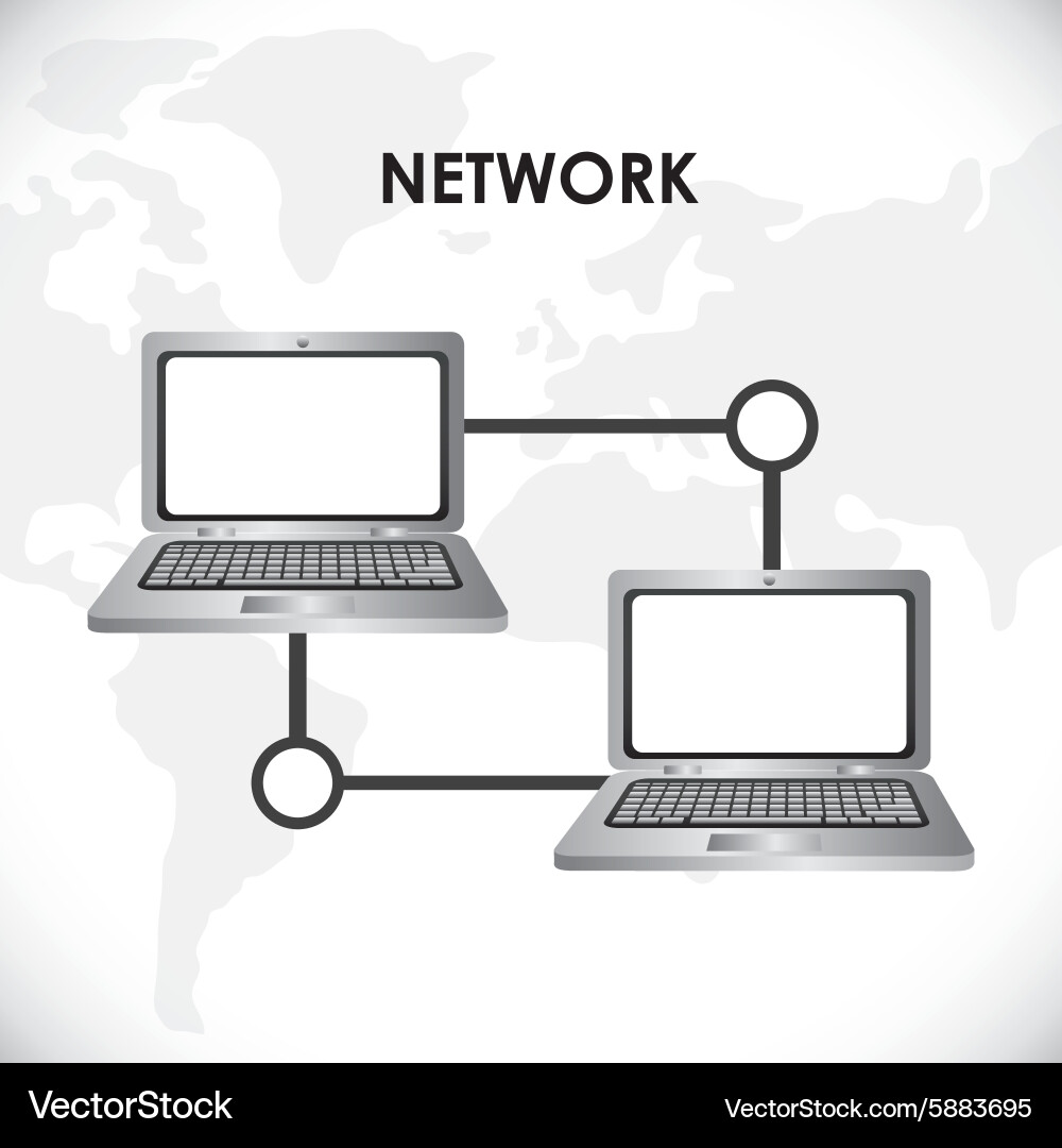 Database digital design Vector Image