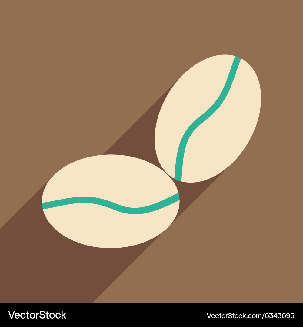 Flat with shadow icon and mobile application Vector Image