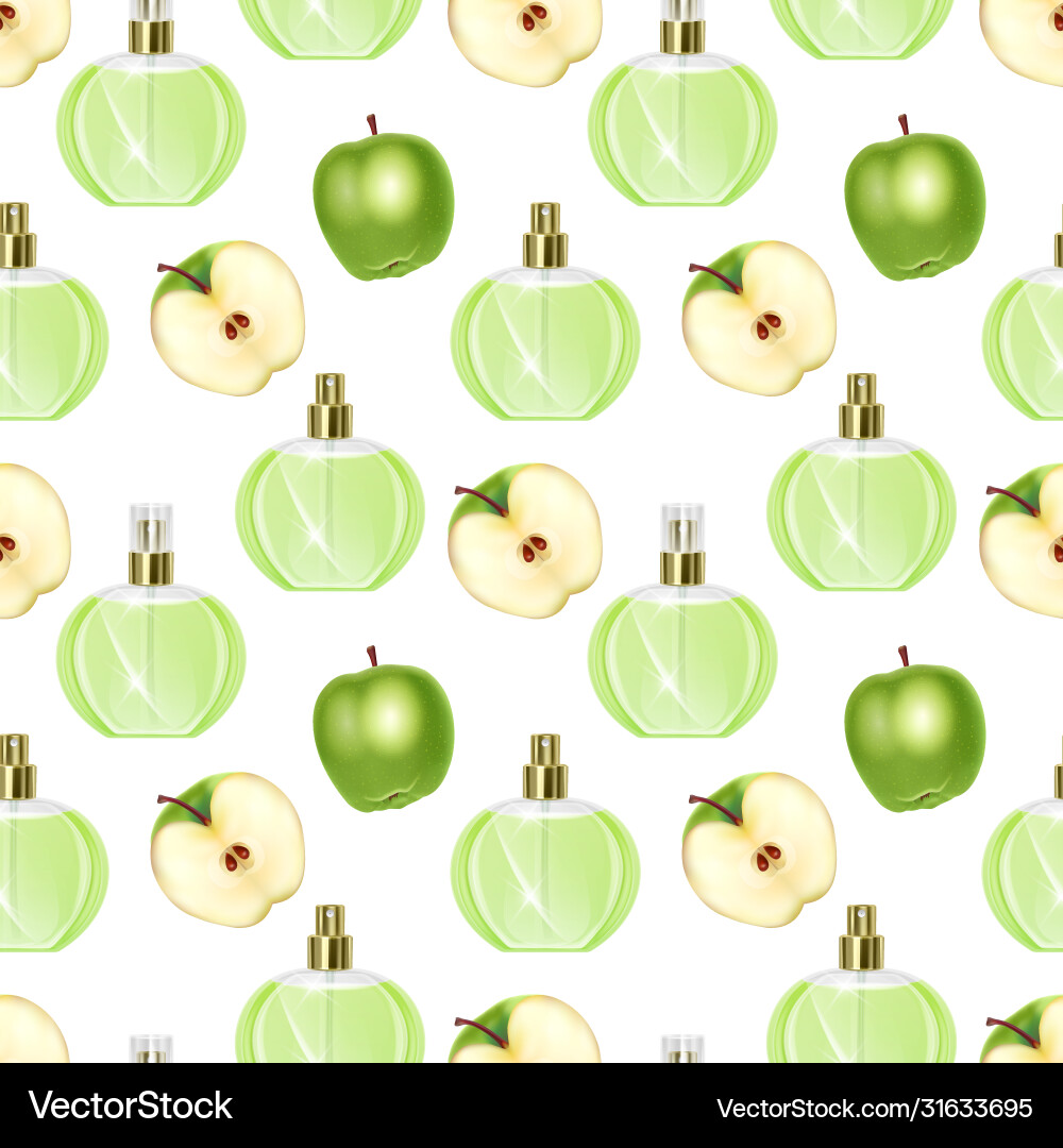 Seamless endless pattern with print perfume Seamless endless pattern with print perfume vector image
