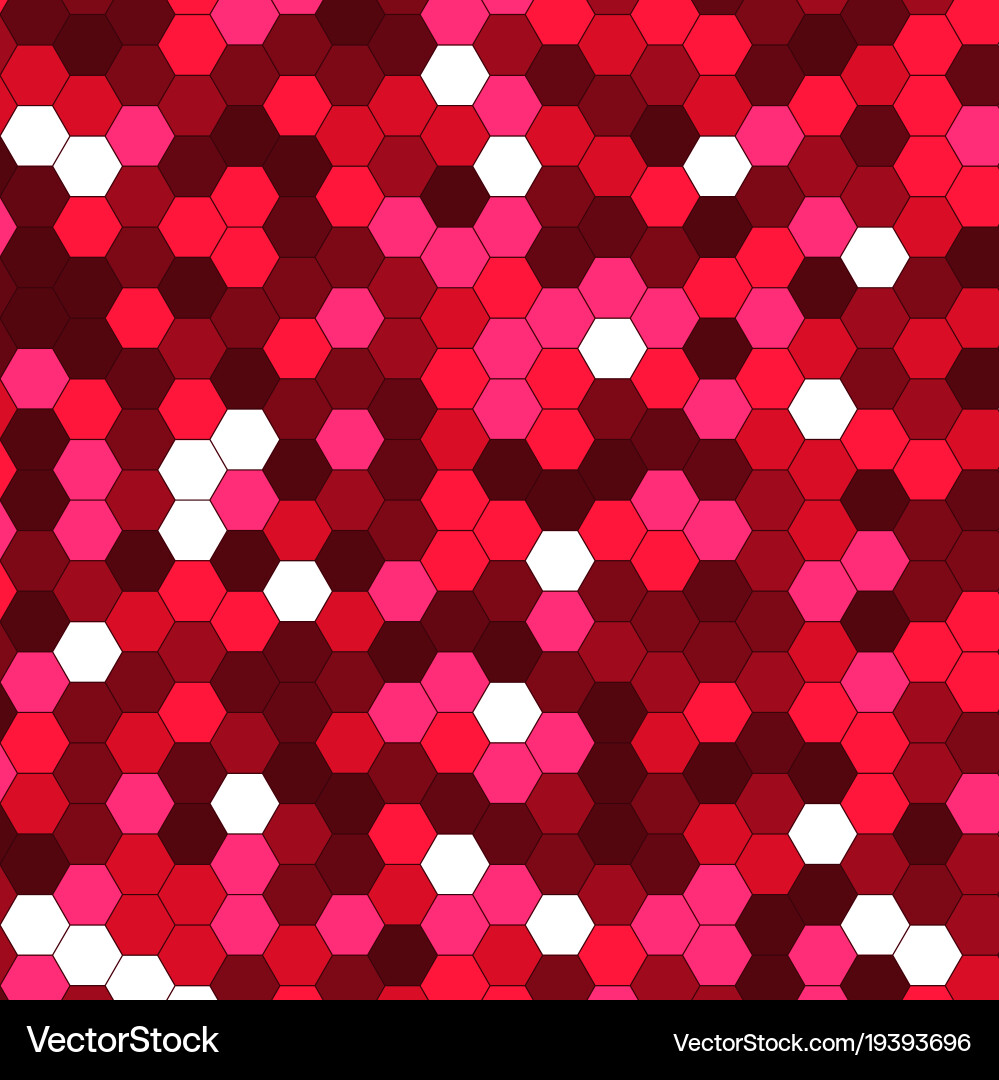 Abstract background of multicolored hexagon Vector Image