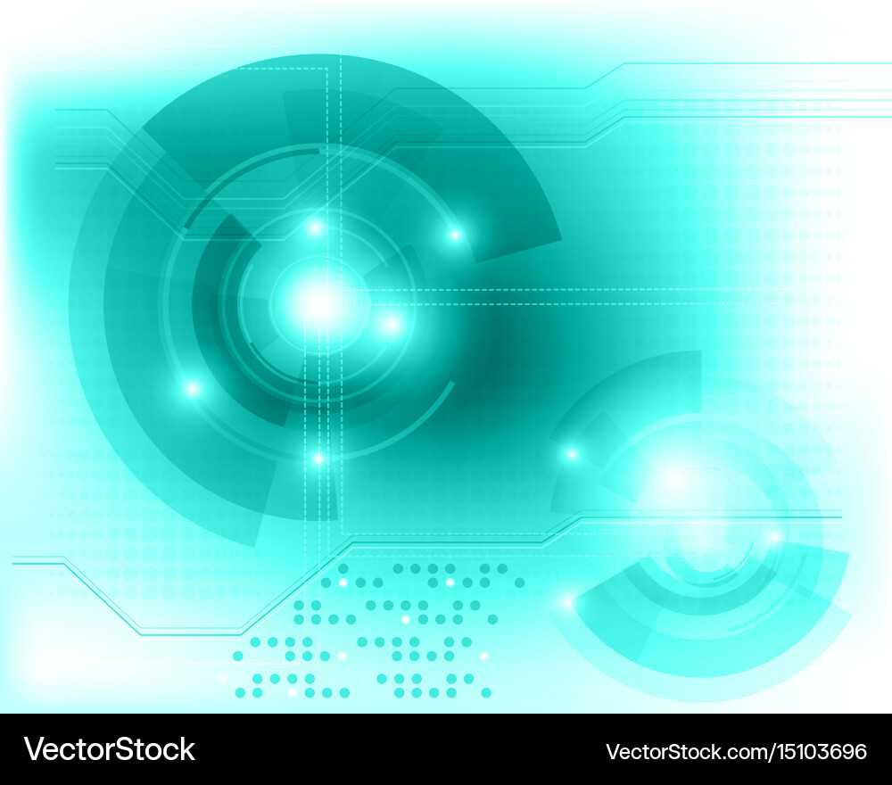 Tech background vector image