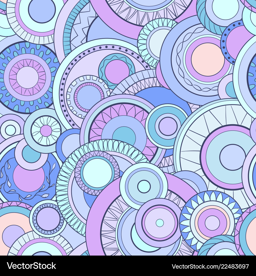 Abstract Circle Pattern Background vector image