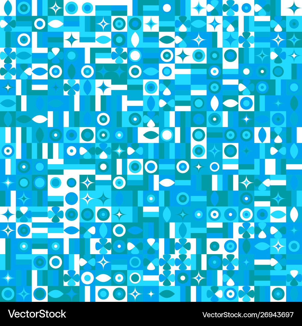 Abstract colorful chaotic geometric pattern vector image