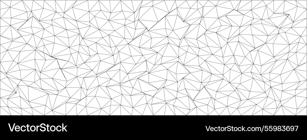 Abstract geometric pattern with modern triangular vector image