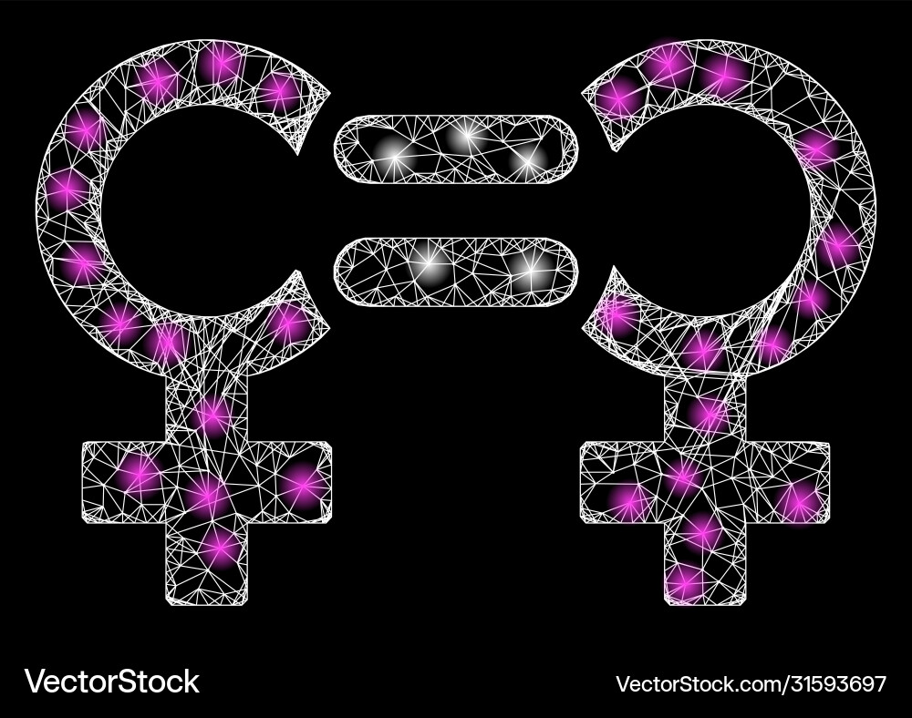 Bright web net lesbian relation symbol Bright web net lesbian relation symbol vector image