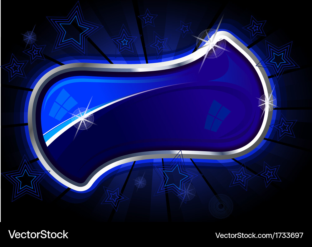 Chrome web design elements Vector Image