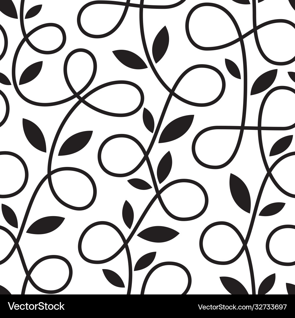 Linear abstract seamless pattern vector image