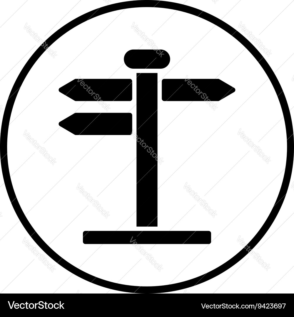 Pointer stand icon Vector Image