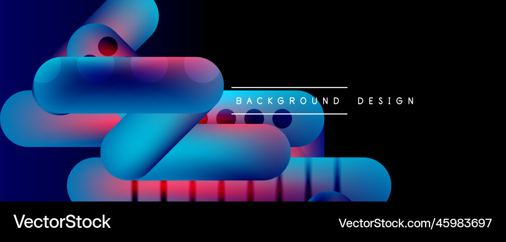 Techno round shapes lines abstract background Techno round shapes lines abstract background vector image