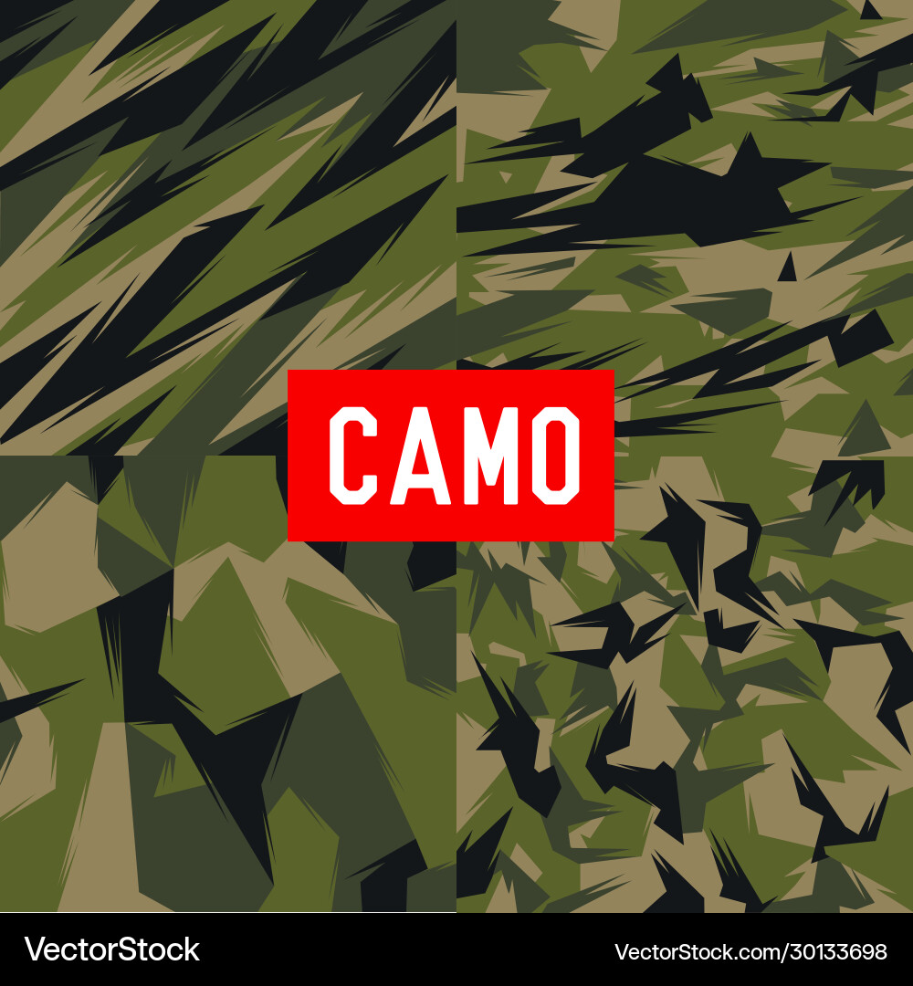 Abstract Camo Pattern Royalty Free Vector Image