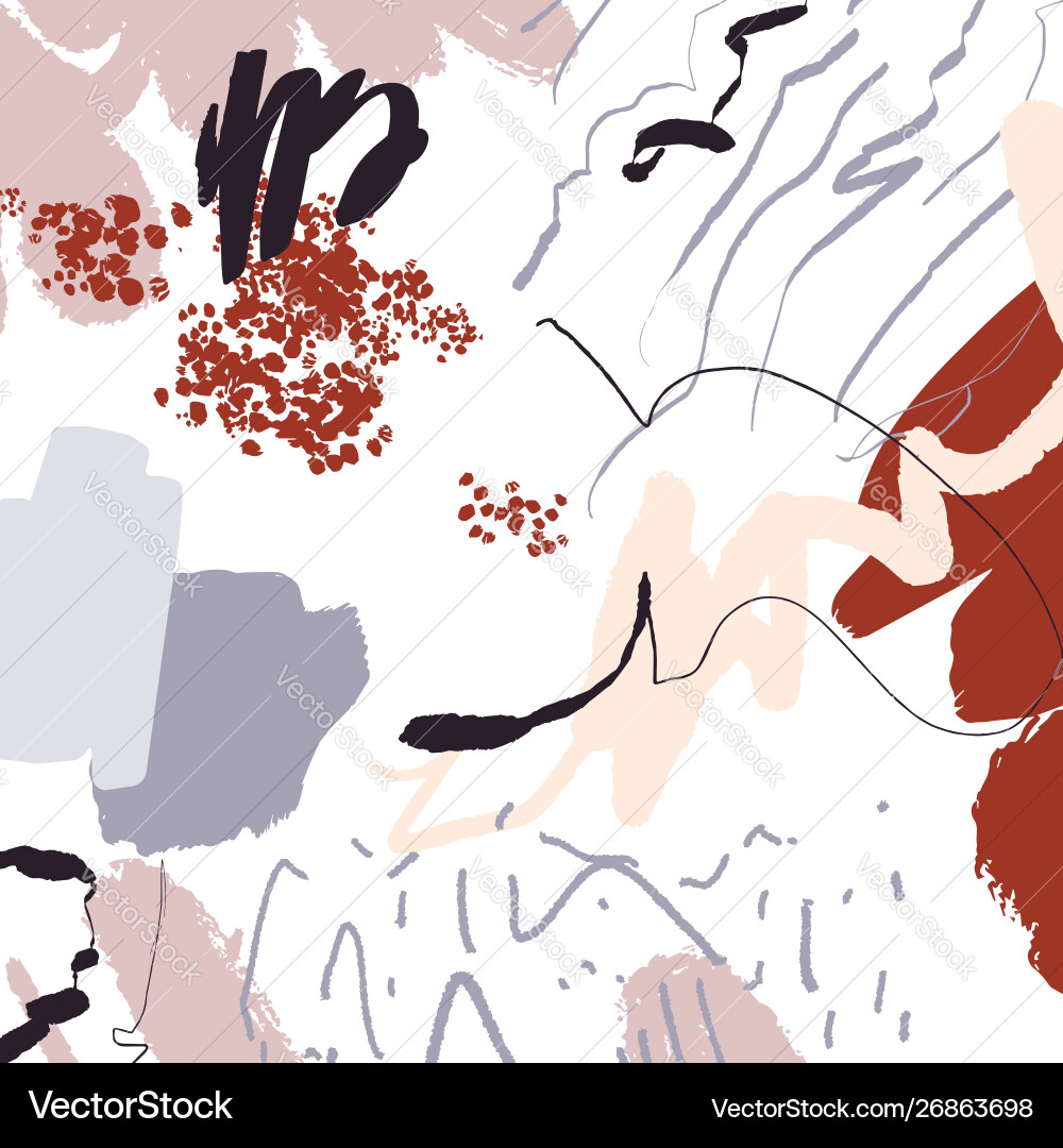 Abstract Ink Splash Pattern vector image