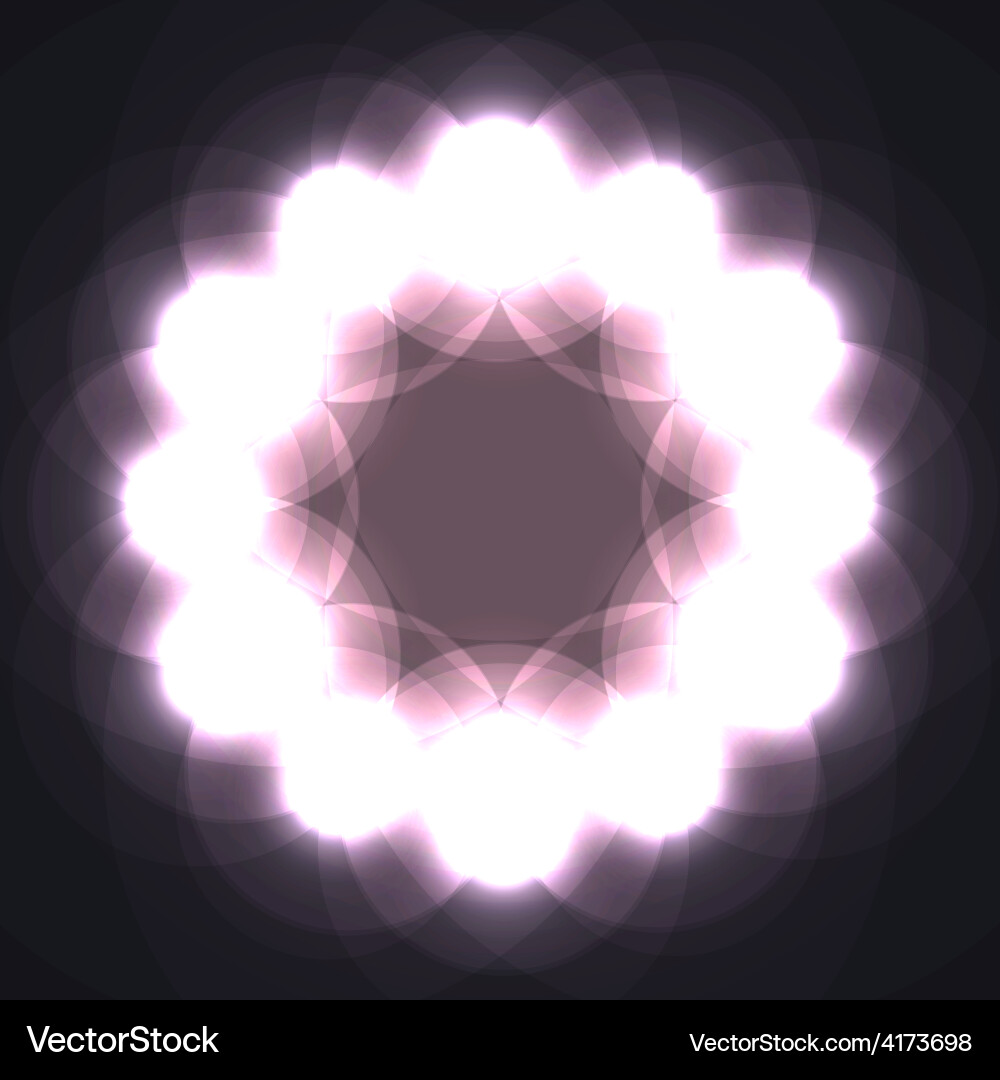 Abstract mosaic background with light spots Vector Image