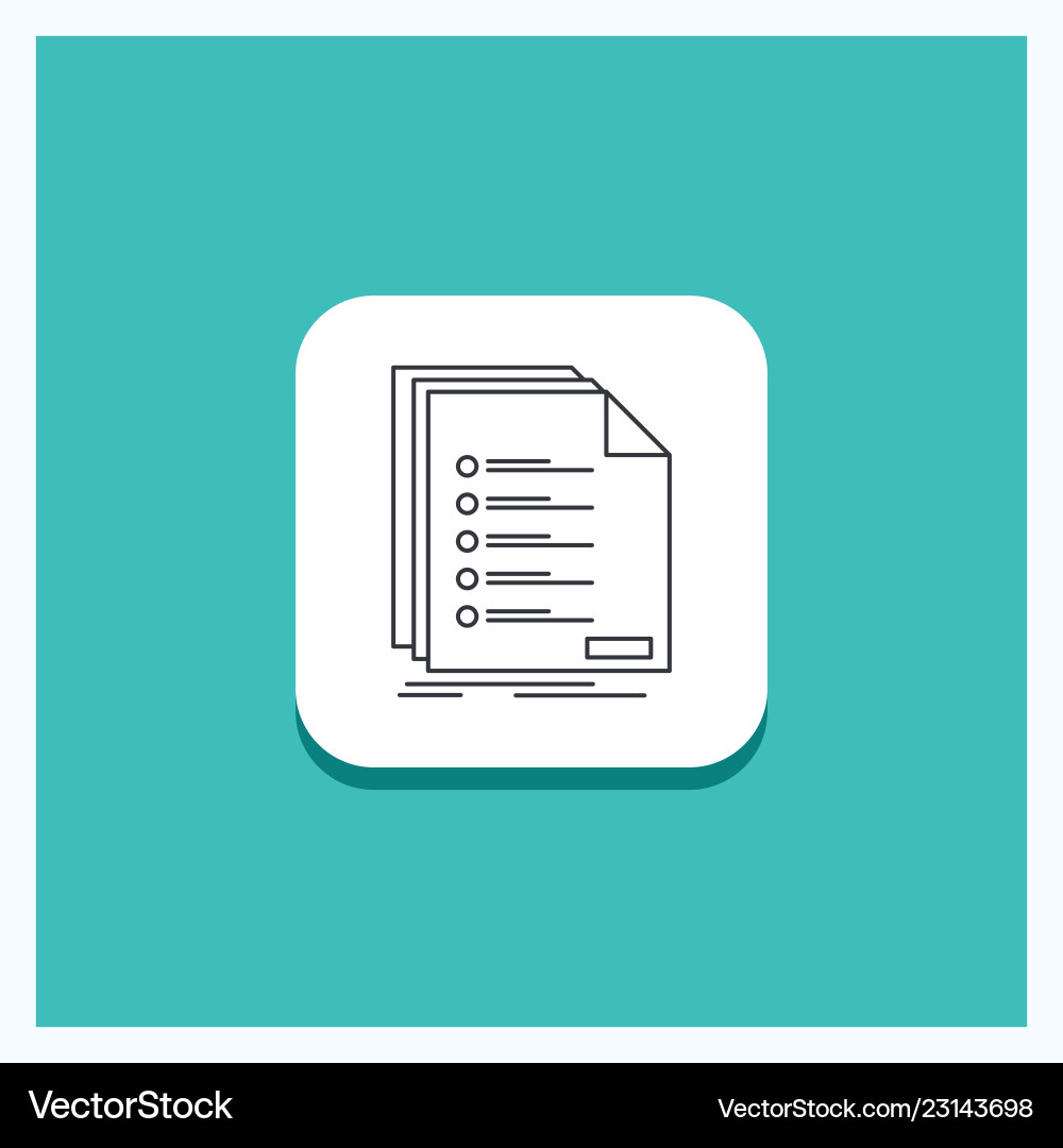 Checklist Button - Filing List Vector Image