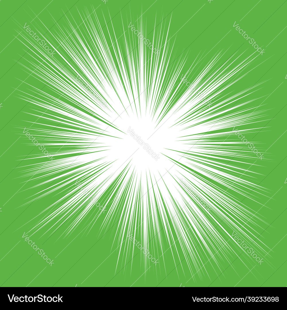 Radial radiating dynamic rays beams lines Vector Image