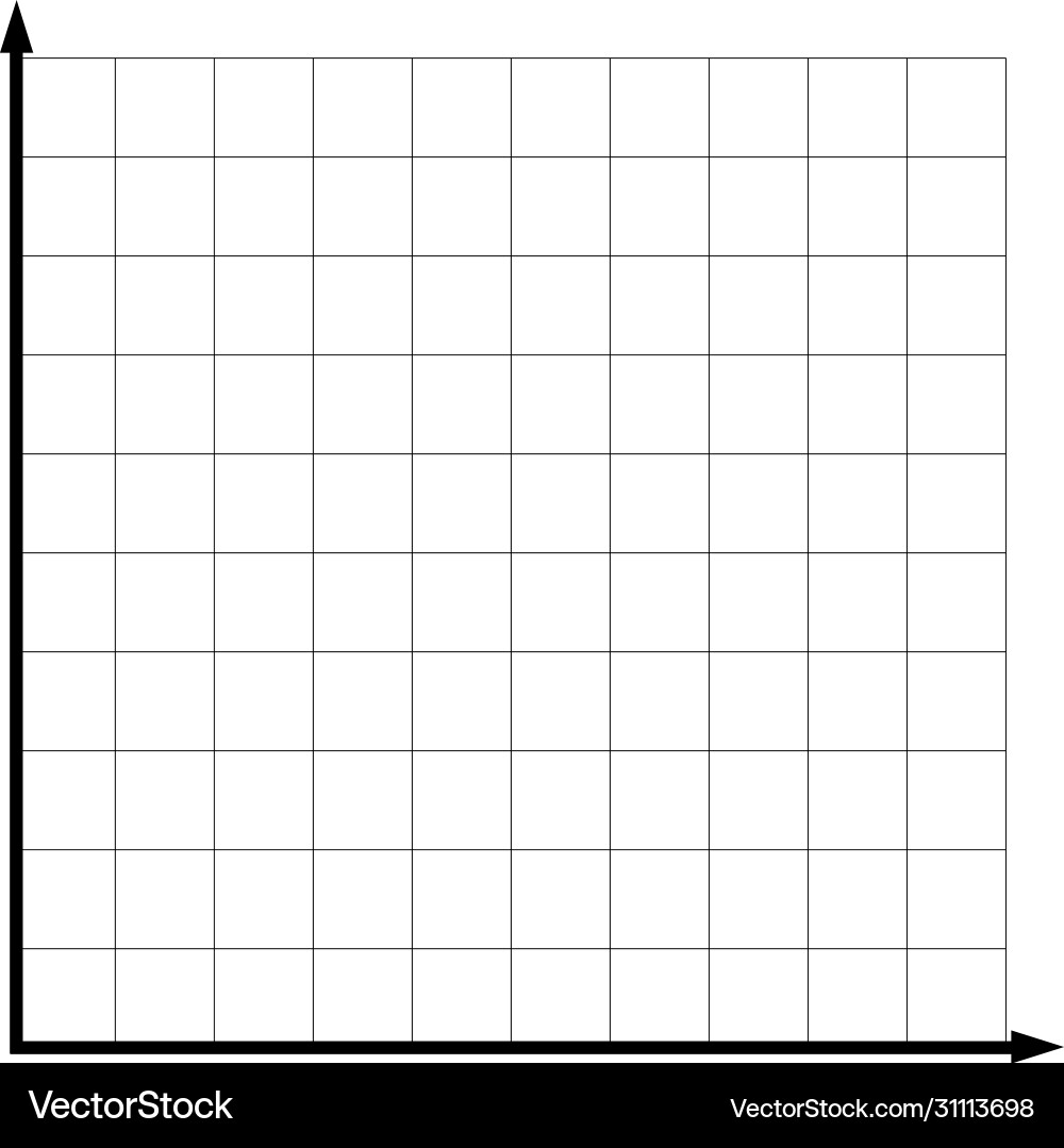 Two math axis empty graphic for presentation Two math axis empty graphic for presentation vector image
