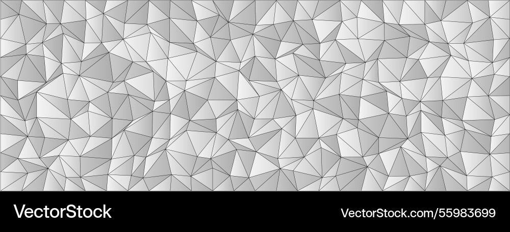 Abstract geometric pattern with chaotic triangles vector image