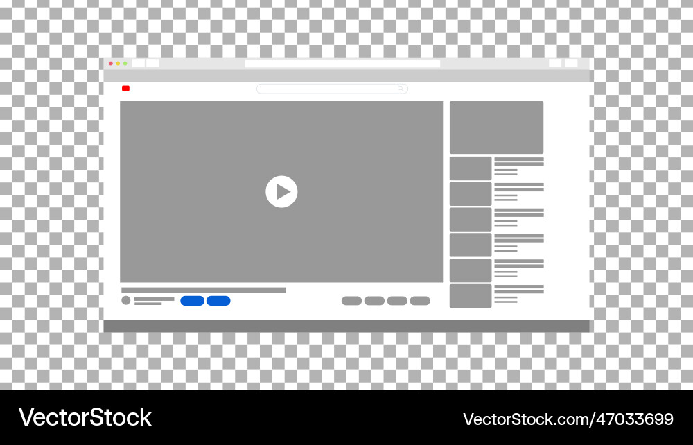 Browser-Fenster-Schnittstelle Web-Seiten-Template ui Browser-Fenster-Schnittstelle Web-Seiten-Template ui vektorbild