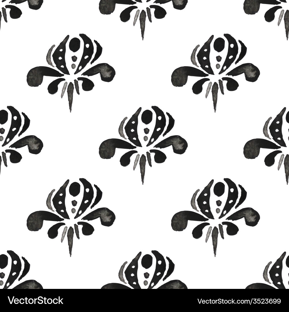 Damask seamless pattern Vector Image