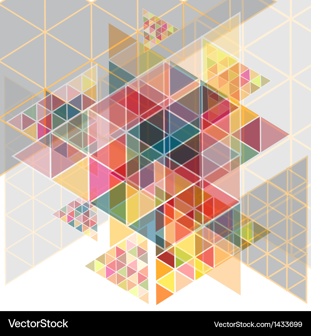 Dynamic Geometric Pattern Background vector image
