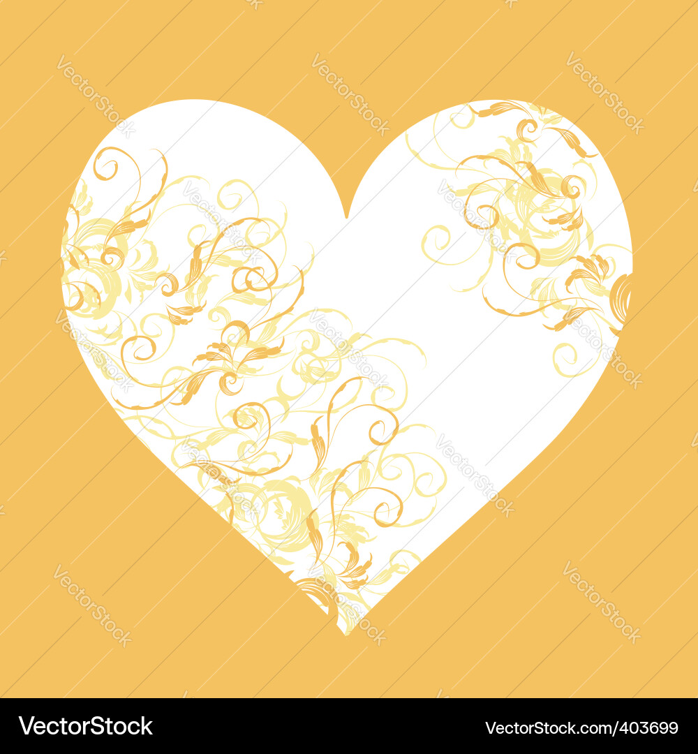 Heart design element Vector Image