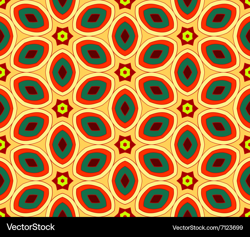 Retro Seamless Pattern Vector Image