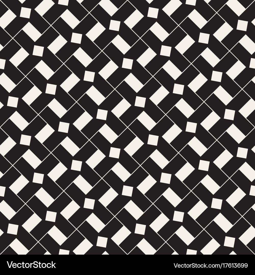 Seamless cross tiling pattern modern vector image