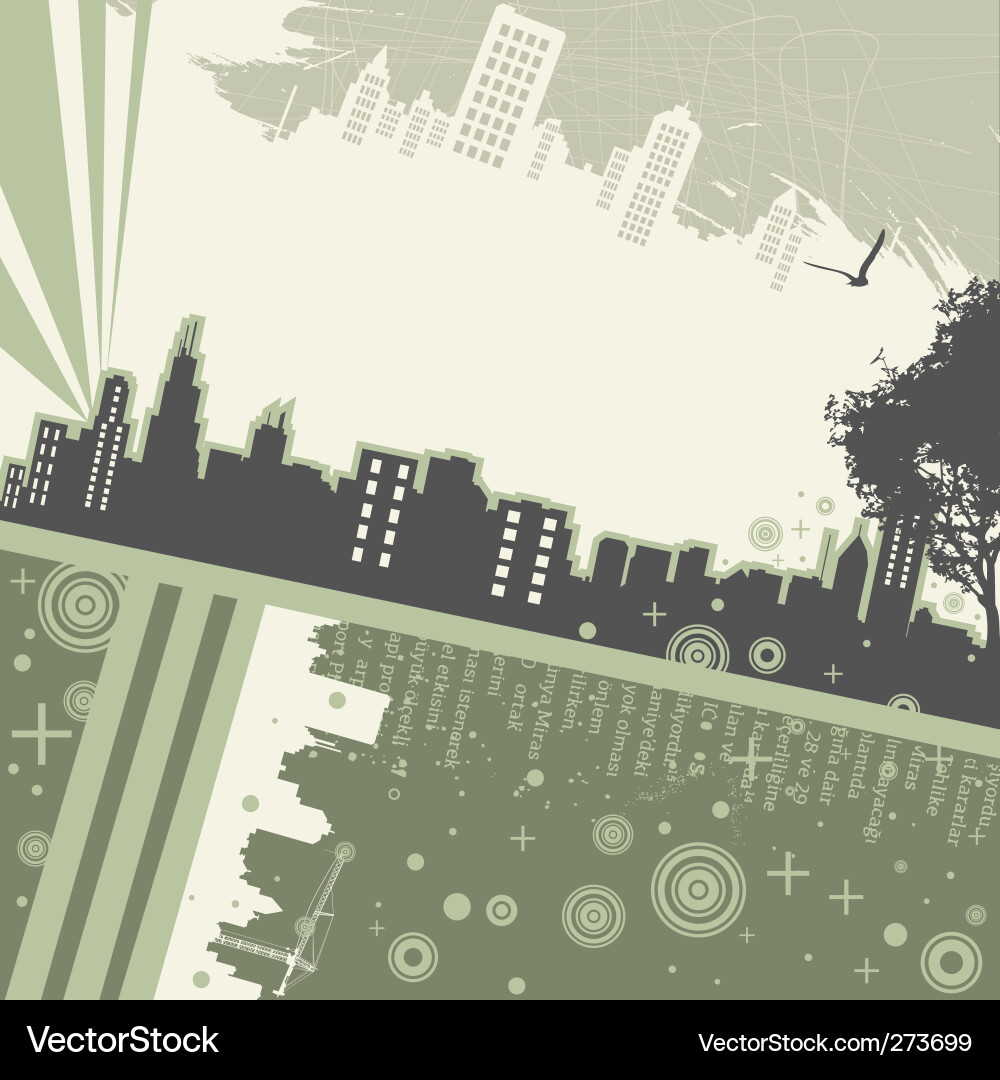Urban Splash Abstract Vector Image