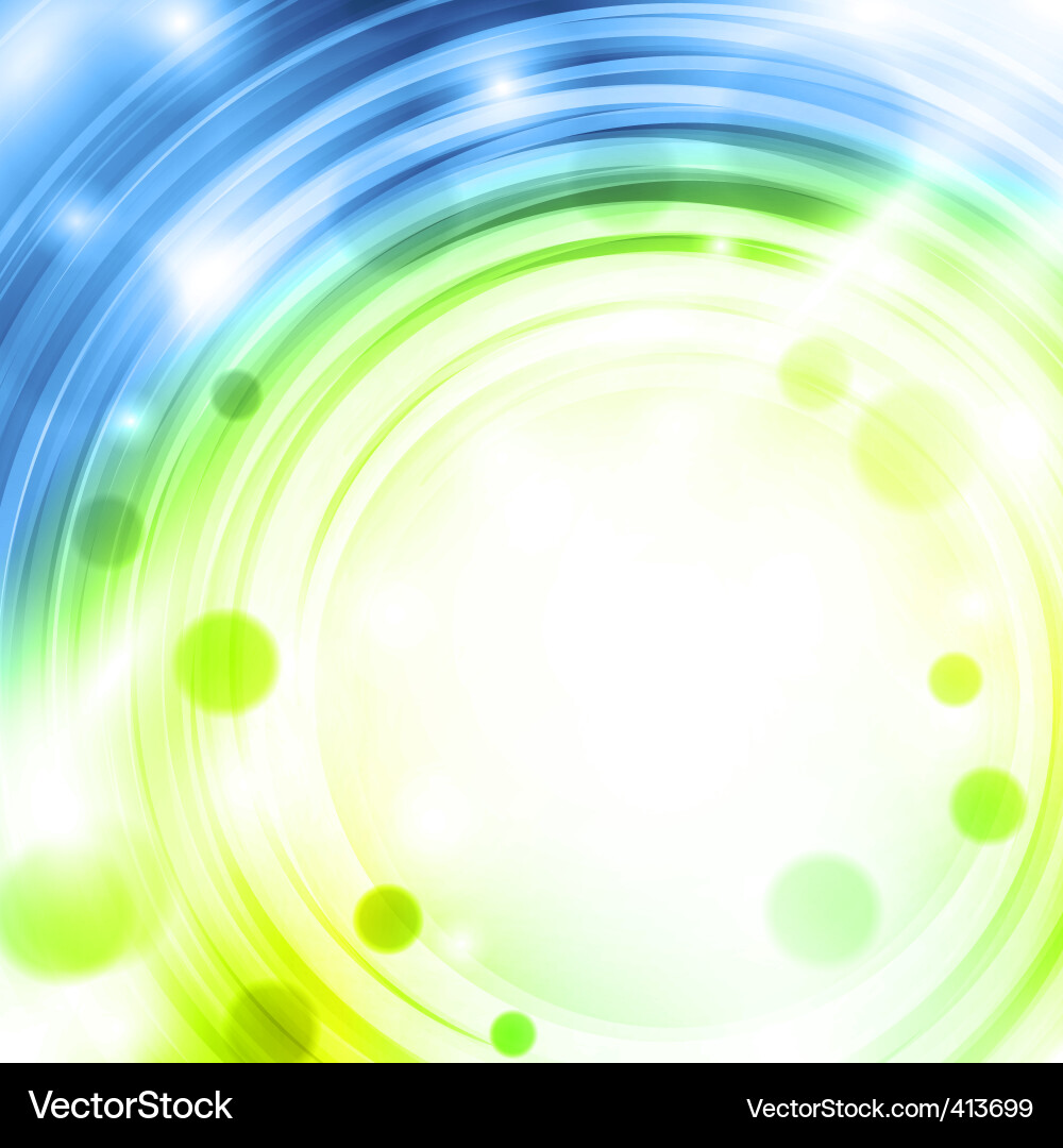 Vibrant Spring Gradient Background vector image
