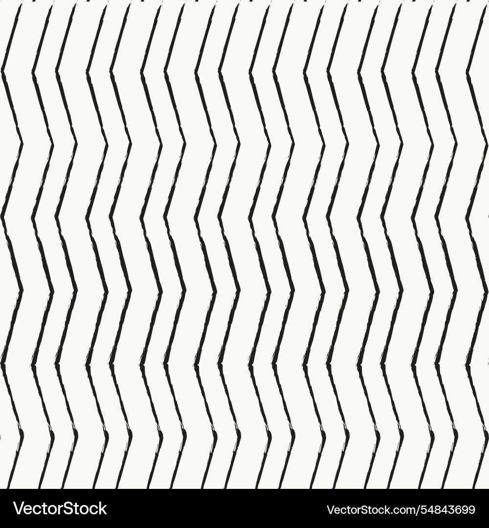 Zigzag thin ine seamless pattern black vertical Zigzag thin ine seamless pattern black vertical vector image