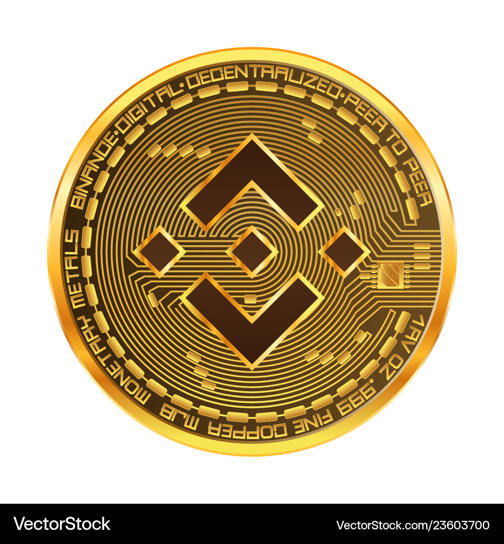 Binance Crypto Symbol – Royalty-Free Vector | VectorStock