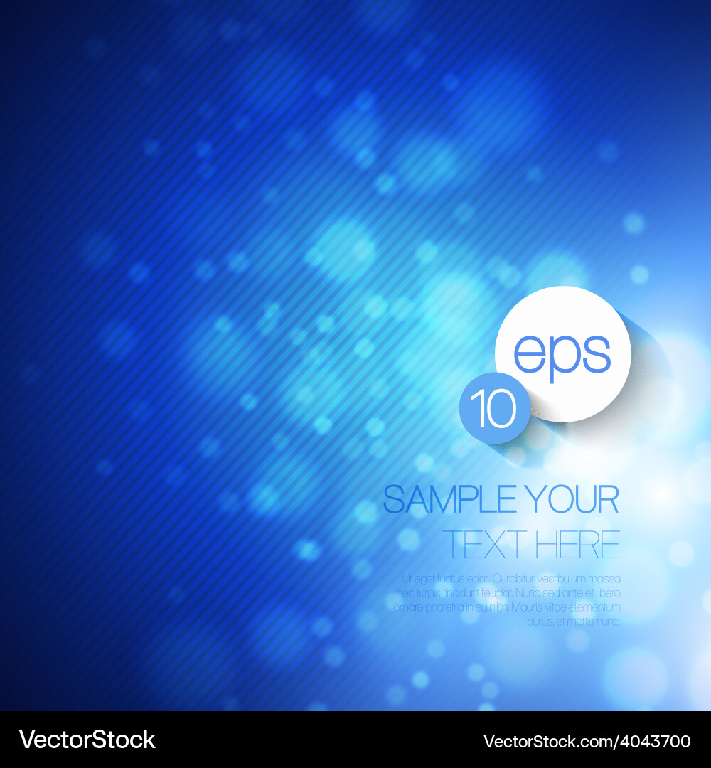 Bokeh background vector image