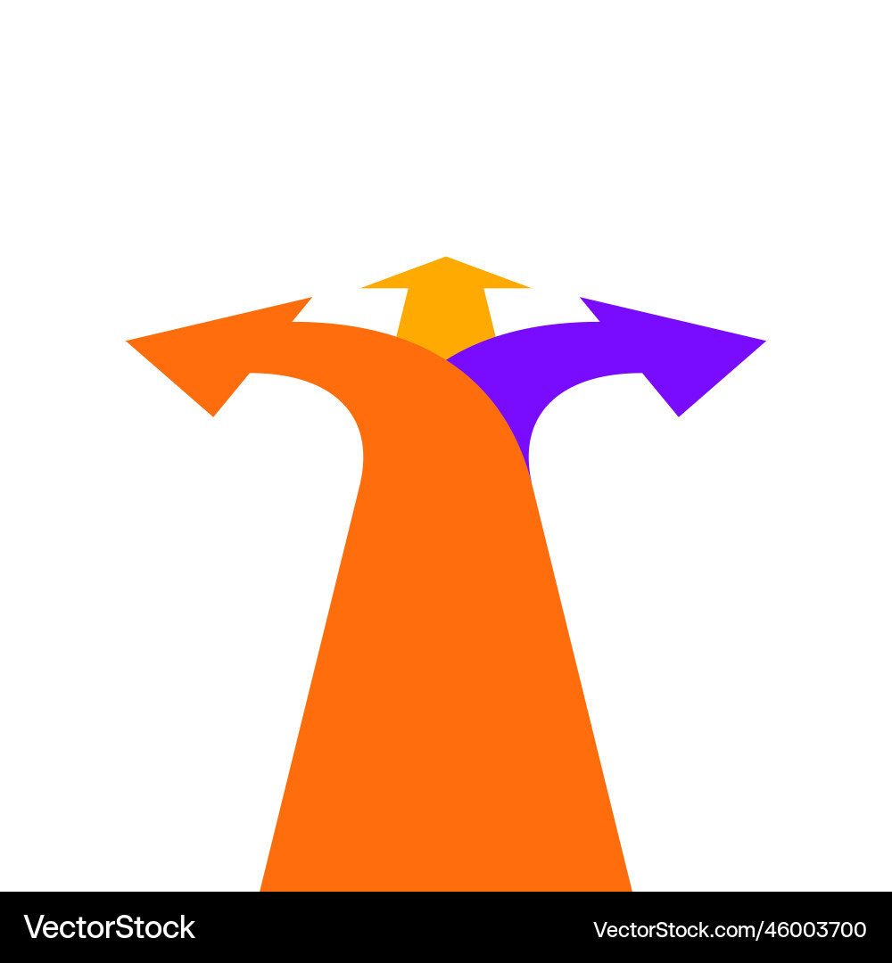 Three-Way Decision Path Vector Image