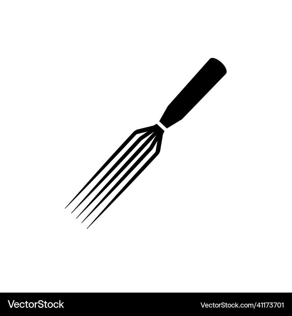 Fisherman harpoon icon isolated on white Fisherman harpoon icon isolated on white vector image