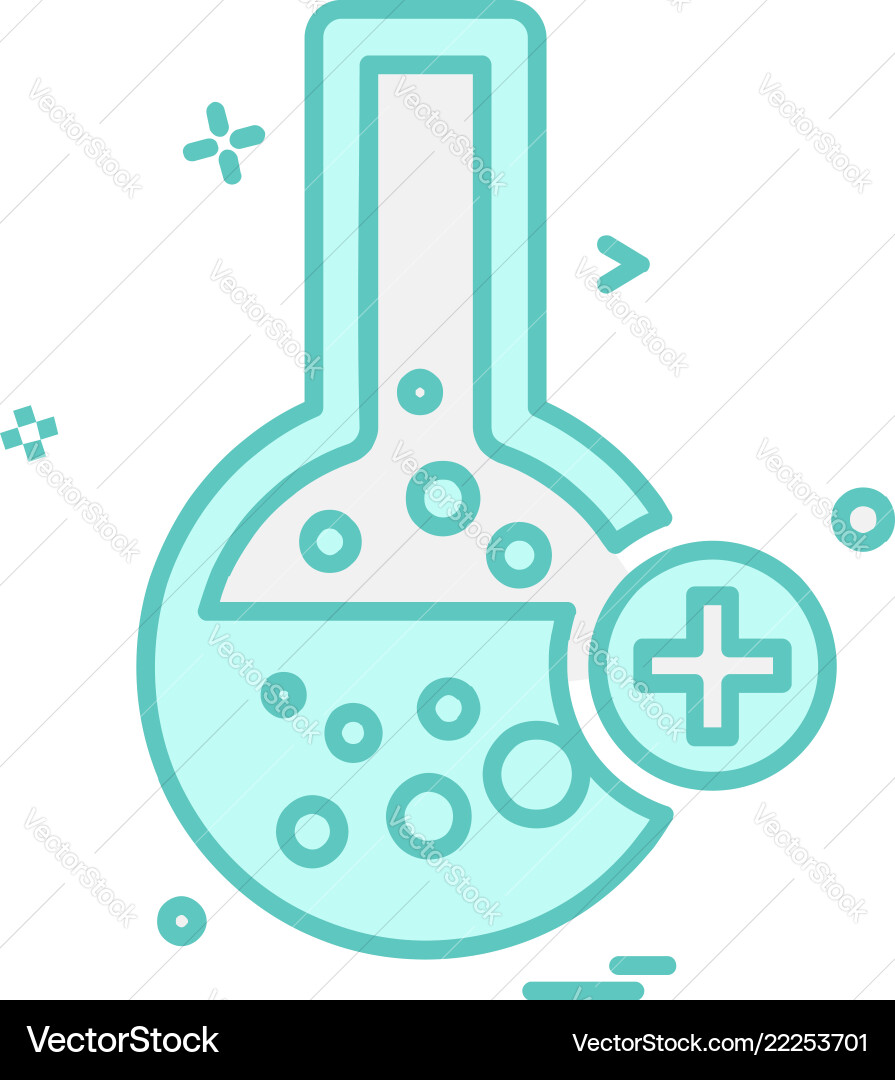 Flask icon design Flask icon design vector image