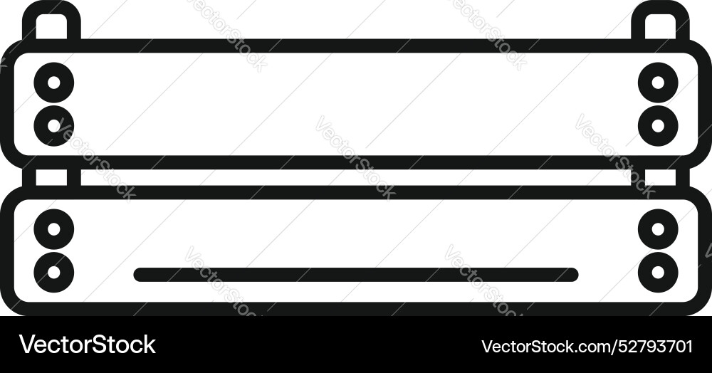 Network server hub performing data processing Vector Image