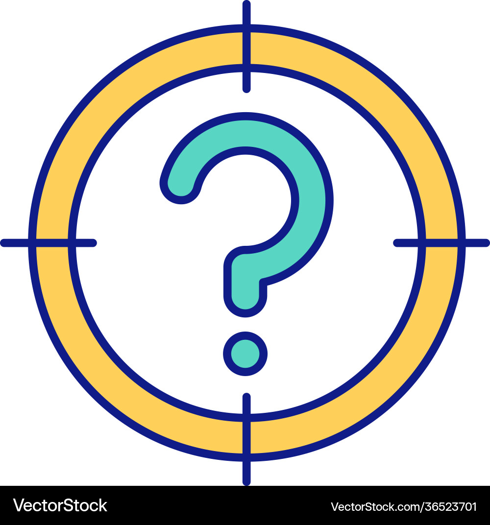 Problem Research & Knowledge Icon vector image
