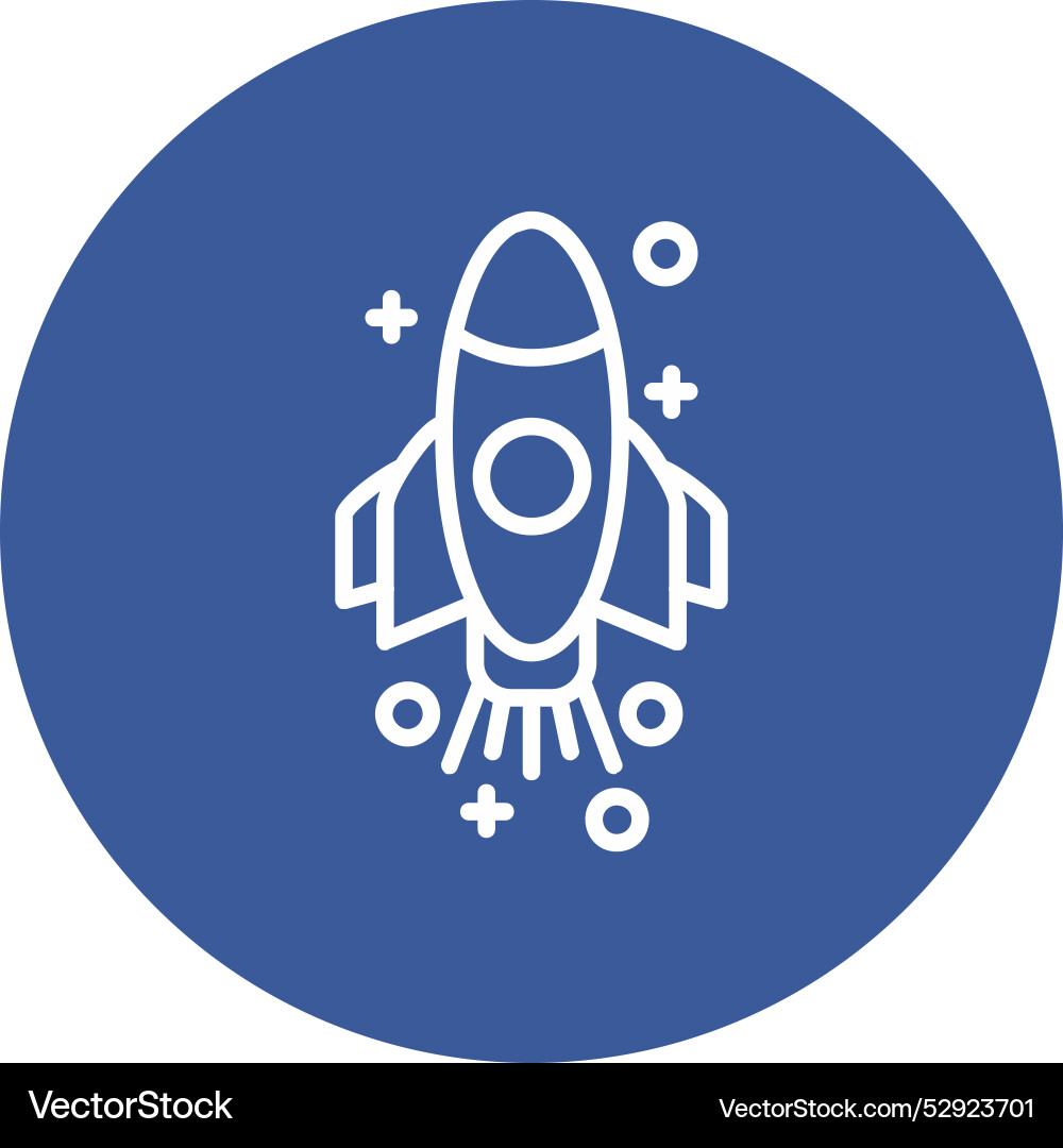 Rocket icon design Vector Image