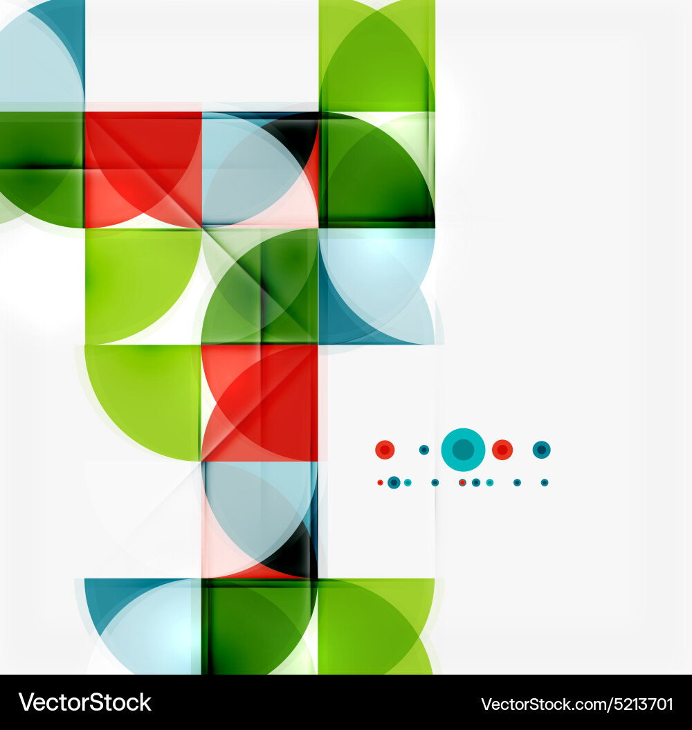 Semicircle triangle pattern Vector Image
