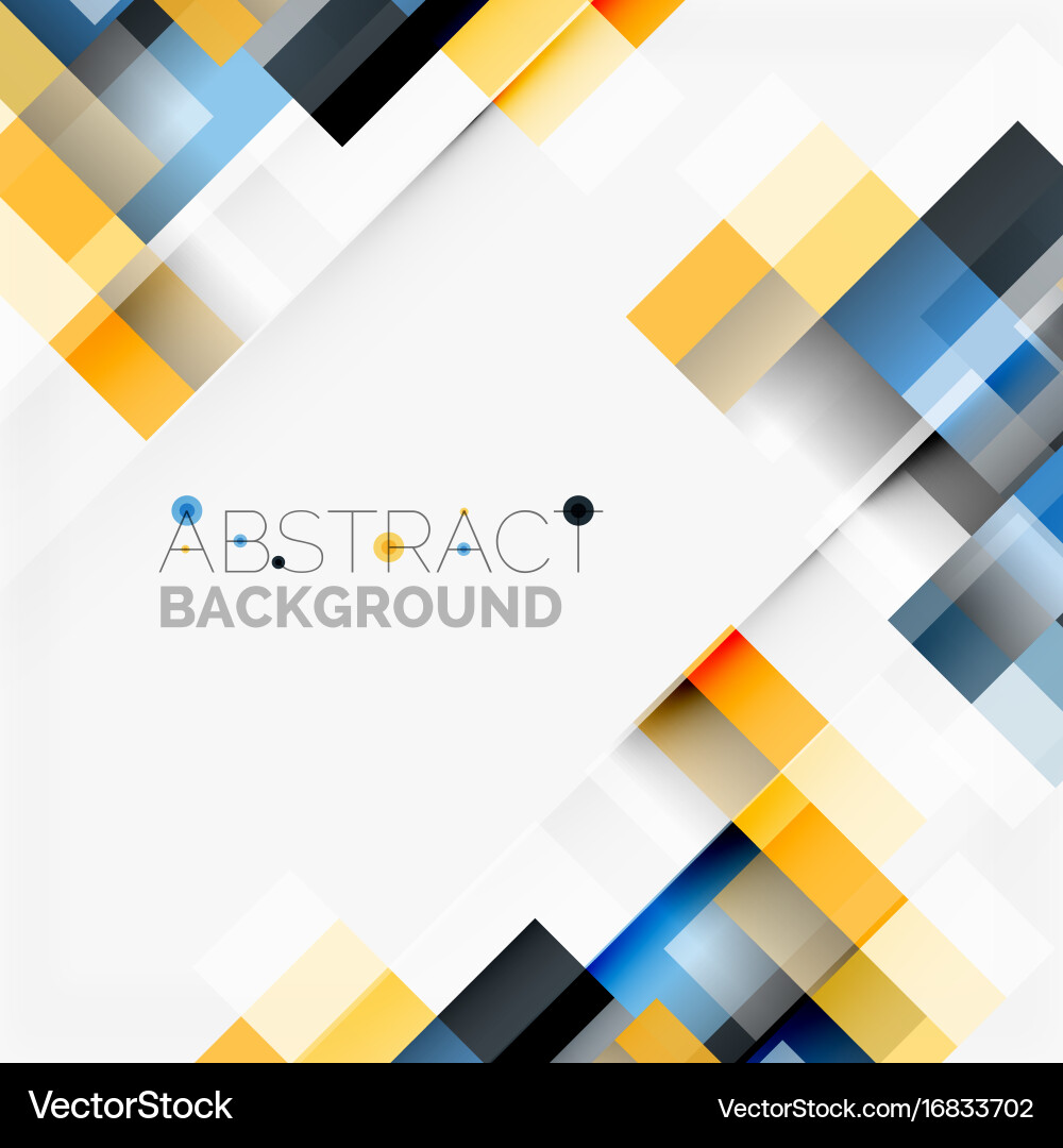 Abstract blocks template design background simple Vector Image