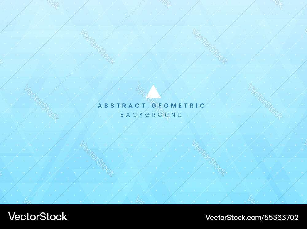 Abstract geometrical design with bluish pattern Vector Image