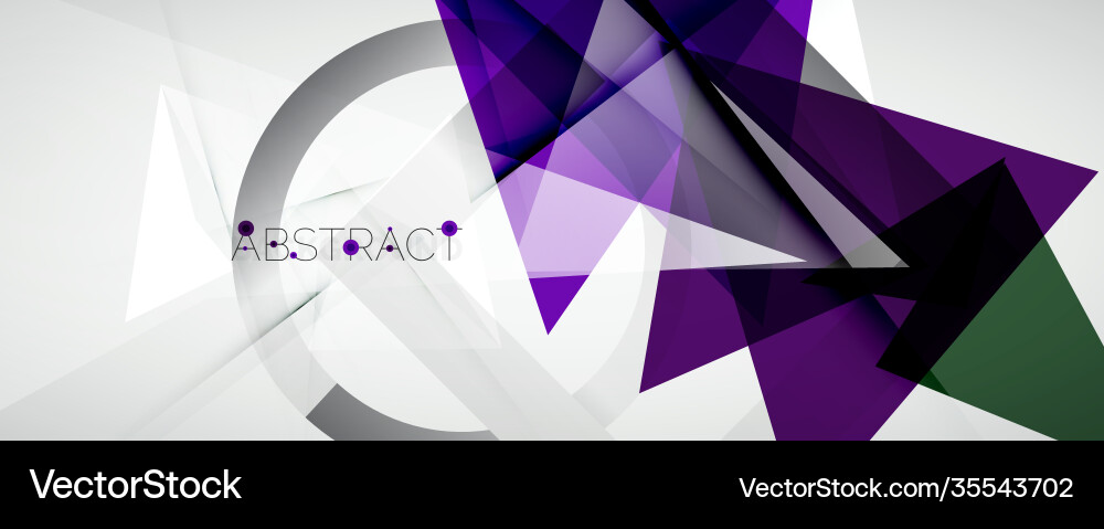 Geometric abstract background color triangle Geometric abstract background color triangle vector image