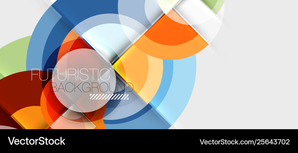Geometric design abstract background - circles Geometric design abstract background - circles vector image